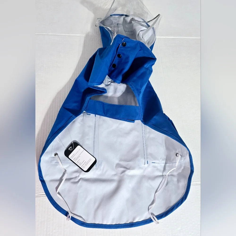 Waterproof Dog Raincoat, Adjustable Reflective Lightweight Pet Rain Clothes Lg